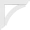 Ekena Millwork Standard Thorton Architectural Grade PVC Bracket with Traditional Ends, 3"W x 24"D x 24"H BKTP03X24X24THR01 - alternate 3